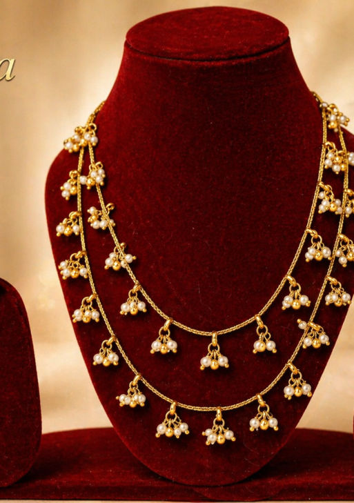 Pearl Dew Cascade Necklace