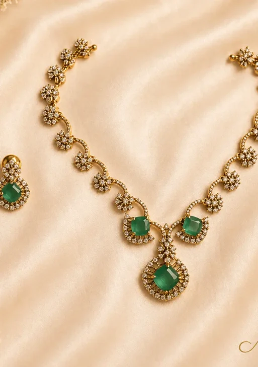 ADStone3DiamondNecklace (AD3DN001)