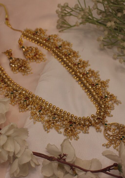 Emerald Jadau Royal Necklace