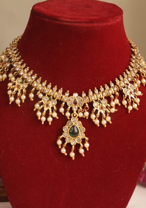 Emerald Jadau Royal Necklace