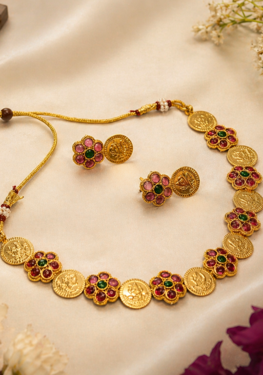 FlowerKaasuChokerNecklace (FKCN001)