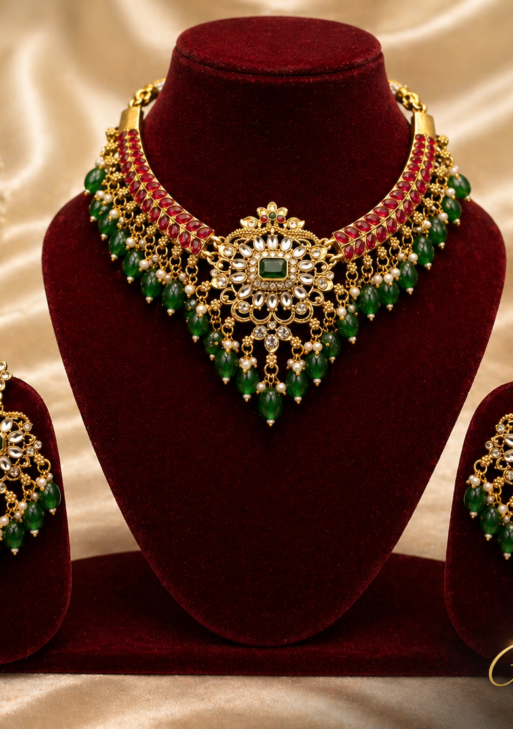 KempGreenJadauNecklace (KGJN001)