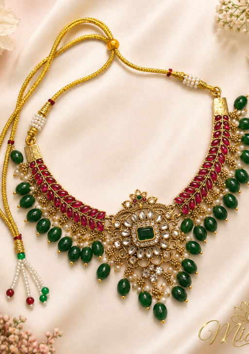 KempGreenJadauNecklace (KGJN001)