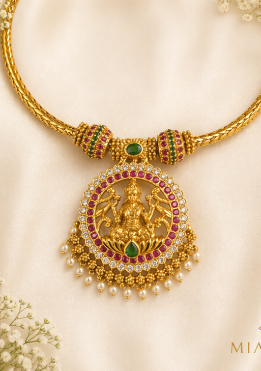 LakshmiPendantNecklaceJumka (LPNJ001)