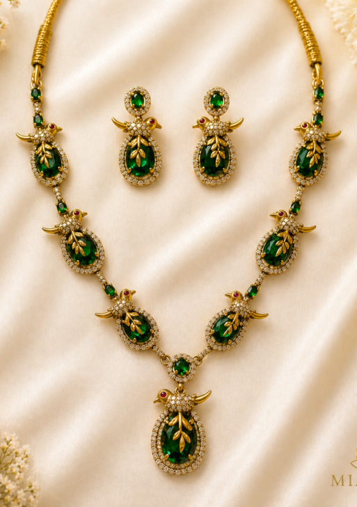 Premium3ParrorRoundNecklace(P3PRN001)