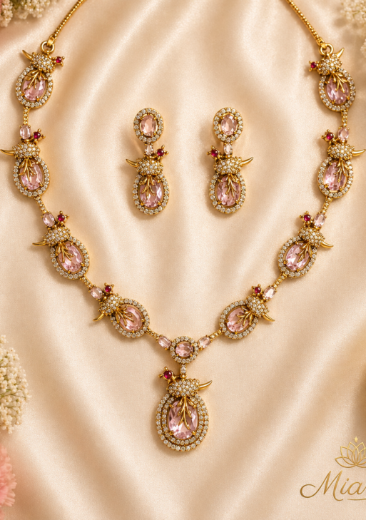 Premium3ParrorRoundNecklace(P3PRN001)